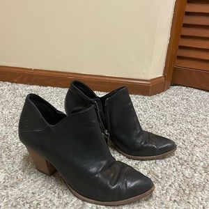 Black ankle booties